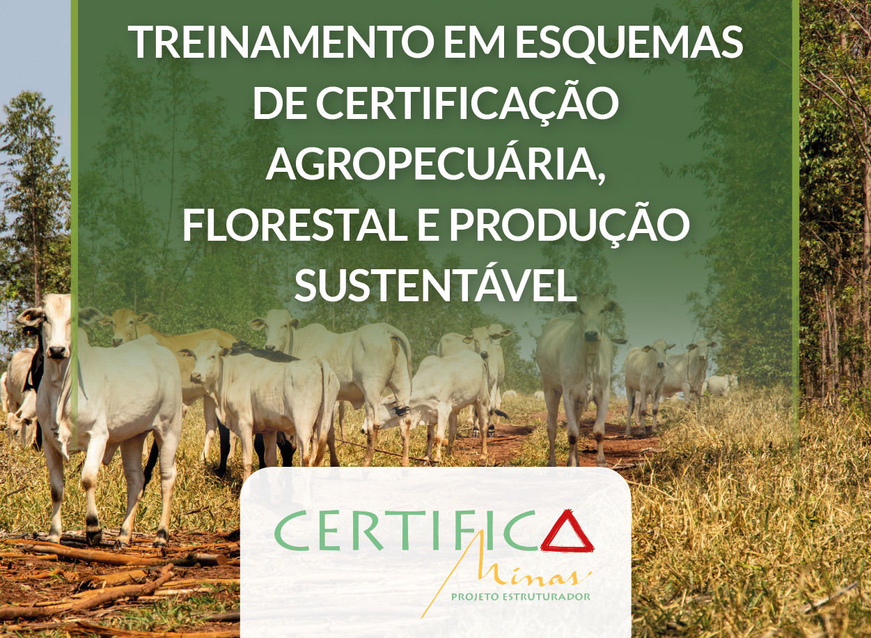 Treinamento em esquemas de certificação agropecuária, florestal e produção sustentável: Certifica Minas